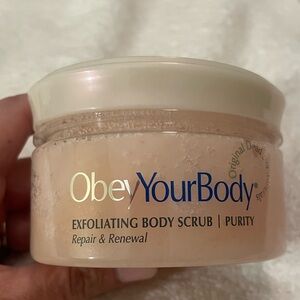 NEW Dead Sea Mineral Exfoliating Body Scrub Obey Your Body Factory Sealed